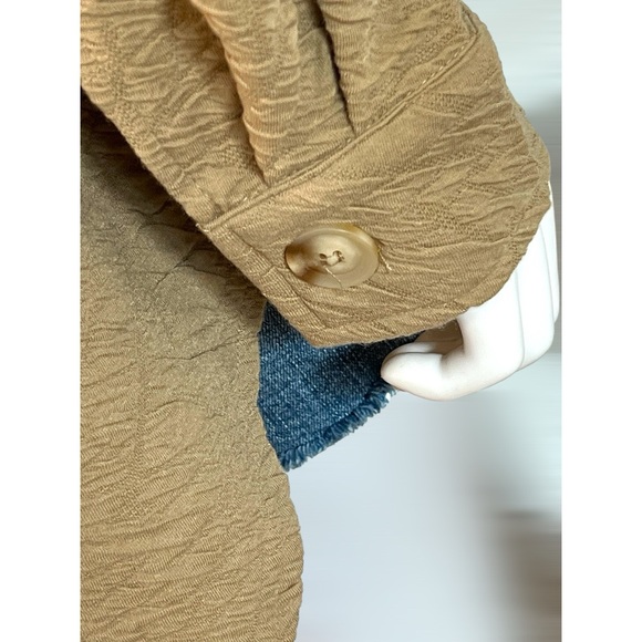 POLAGRAM Button up detailed light weight shacket S M L - Picture 5 of 6